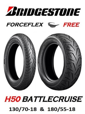BRIDGESTONE BATTLECRUISE 130/70-18 180/55-18 TIRE SET HARLEY TOURING CVO LIMITED