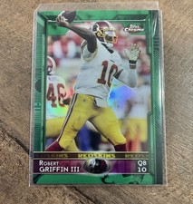 2015 Topps Chrome - Robert Griffin III #3 Green Refractor
