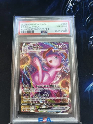 Fusion Strike Mew VMAX PSA 10