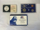 Coin Lot: 2003 Silver Eagle 1oz + Two 2005 US Mint Proof Sets