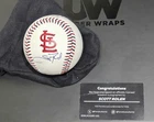 Scott Rolen Signed Official MLB Baseball - Fanatics Authentic Hologram Cardinals