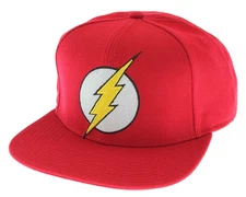 DC Comics The Flash nice Embroidered Logo Snapback Cap Hat