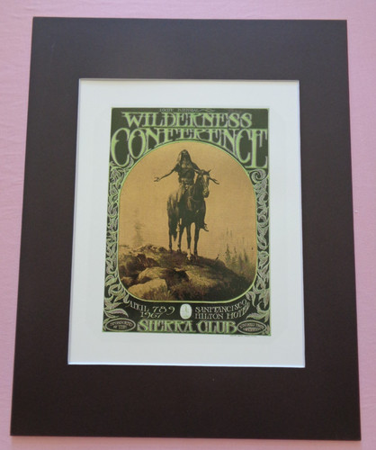 Sierra Club Wilderness Conference Mouse Kelley Poster Matted