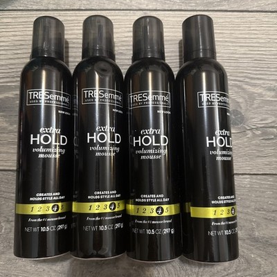 4 Pack NEW TRESemme Extra Hold Volumizing Mousse 10.5oz Level 4 Fast Ship