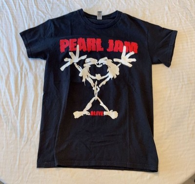 Pearl Jam Alive Ten Tour Graphic T-Shirt Size Small