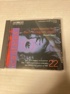 Complete Cantatas 22 by Bach / Blaze / Kobow / Kooij / Suzuki. Like New. UK