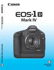 Canon EOS 1D MK IV Digital Camera User Owner Instruction Manual