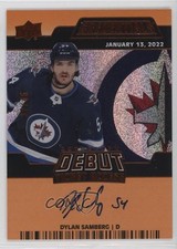 2024 Credentials 2024-25 Upper Deck Update Orange 37/45 Dylan Samberg Auto 16yp