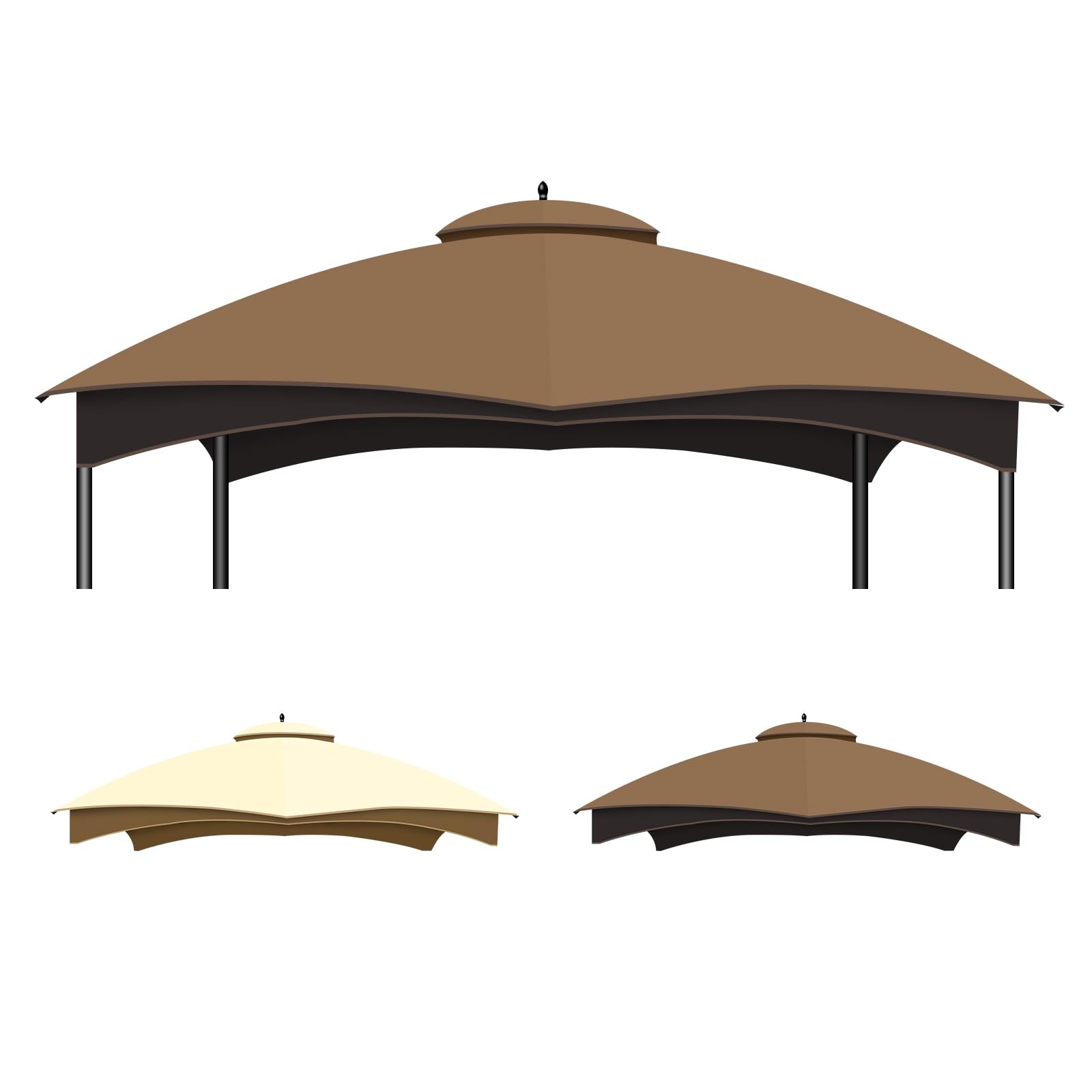 Top For Patio Gazebo, Waterproof & Uv Protection Ten...