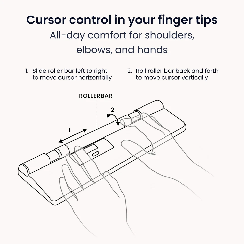 Contour RollerMouse Pro, Slim – Ergonomic Mouse for Neck, Shoulder & Wrist Pa... - Image 4 of 4