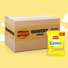 Walkers Quavers Cheese Snacks Crisps 54g - Pack of 15 - £23.99