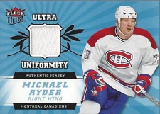 2006-07 Ultra Uniformity #UMR Michael Ryder Jersey - HKY