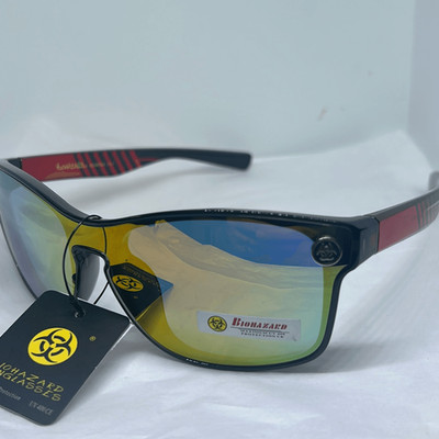 Biohazard Sunglasses Mirrored  Maximum UV Protection