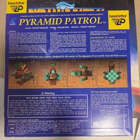 Pyramid Patrol 1993 Pioneer LaserActive. Nice! Laserdisc JP. No OBI! Yes Insert!