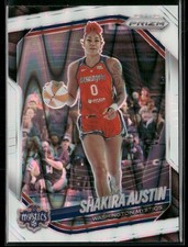 2025 Panini Prizm Shakira Austin #81 White Seismic Prizm Mystics (656)