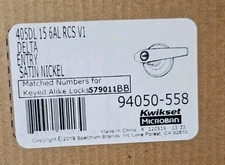 Kwikset Delta Entry Satin Nickel 94050-558