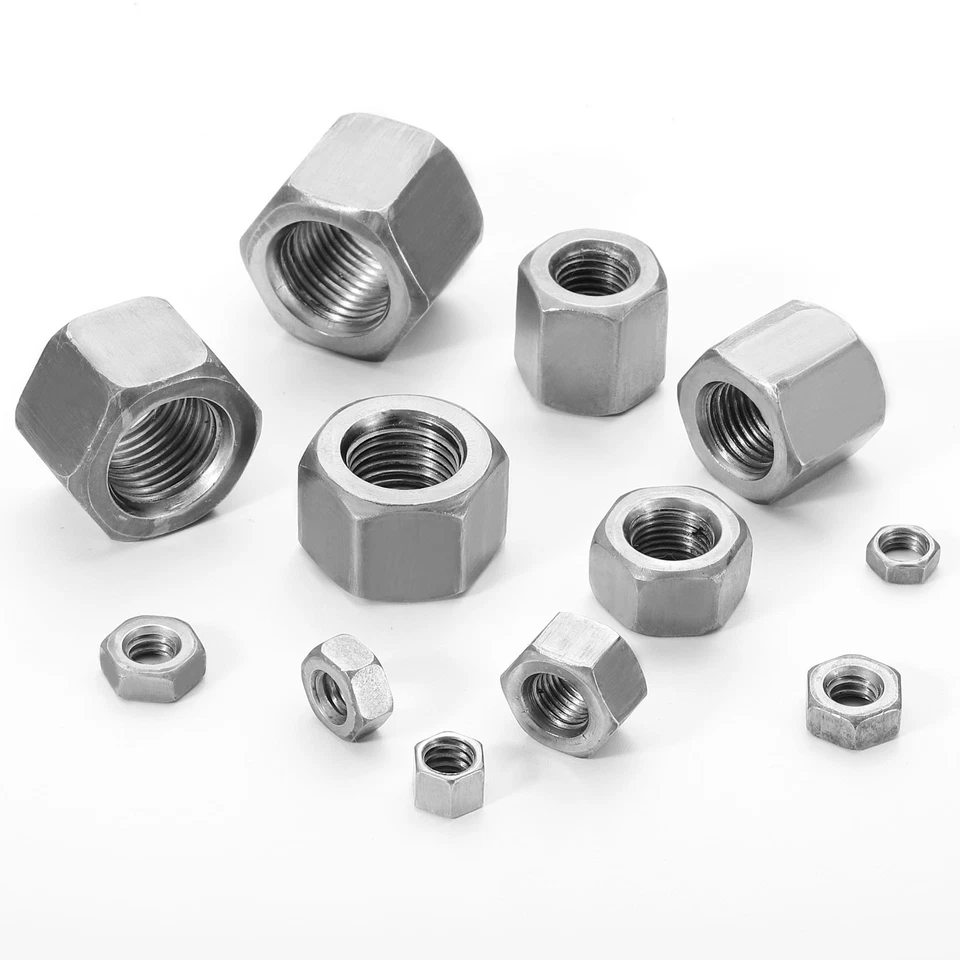 20 Stück M8x1-Steigung x 8 mm Kohlenstoffstahl Sechskant Gewindestange Kupplung Mutter Verbinder - Bild 4 von 4