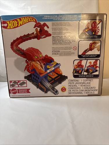 Hot Wheels City Scorpion Flex Attack Playset New- With Rescue Car - Picture 3 of 3