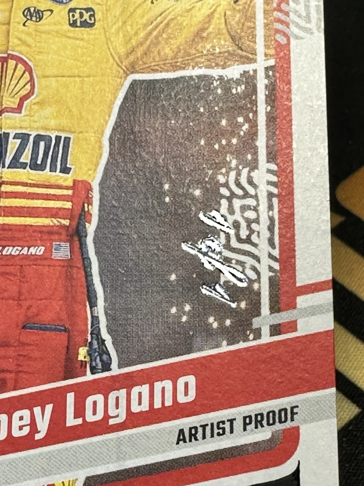 Donruss Racing Joey Logano 2024 platino prueba de artista 1/1 #29 1 de 1 uno de uno Foto 2 de 3