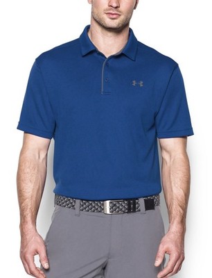 Under Armour 1290140 UA Tech Men's Polo - Blue - Mens Size L