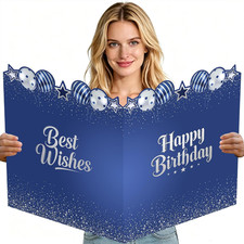 Extra Large Birthday Card with Envelope, 22 X 14 Inch Jumbo Birthday Greeting