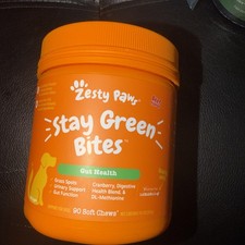 Zesty Paws Advanced Calming Bites For Behavior  Calm Dogs90 Soft Chews Turkey 