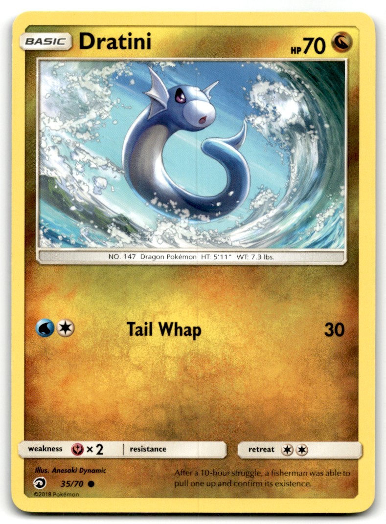 2018 Sun & Moon - Dragon Majesty Pokemon TCG Card #35 Dratini