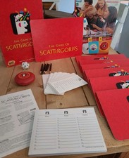 The Game of Scattergories Milton Bradley Board Game Vintage 2003 99 Complete
