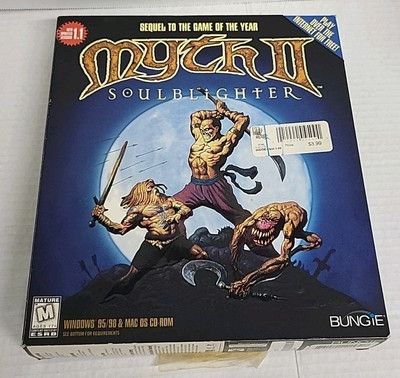 Myth II: Soulblighter (Windows/Mac 1998) Open Box Sealed Game. Never Been Used