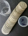 Tube of 20 50c Franklin Silver Half Dollars