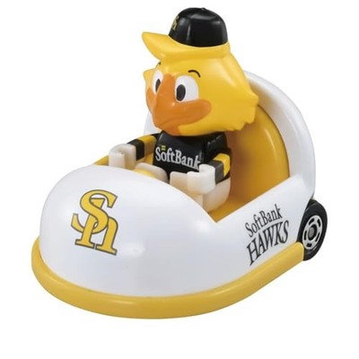 Takara Tomy 2025 Fukuoka SoftBank Hawks Mascot Car a miniature toy for ages 3