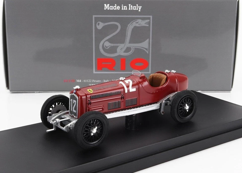 1/43 RIO ALFA ROMEO F1  P3 N 12 WINNER MONZA GP 1933 LUIGI FAGIOLI RED - Immagine 3 di 3