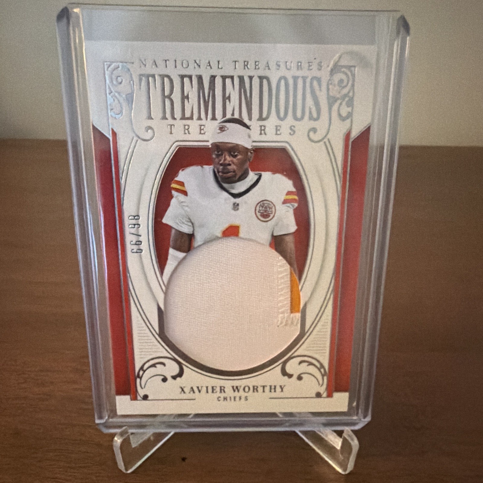 2025 Panini National Treasures Xavier Worthy Tremendous Treasures 86/99