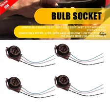 3157 Front Turn Signal Lamp Socket Parking Light Bulb Holder for Chevy GMC Buick