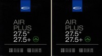 2X Schwalbe Air Plus 27.5 Plus Schlauch AV21+AP Schrader Ventil Fahrrad