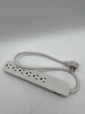 GE Pro 40532 6-Outlet Surge Protector with 2 Ft Extension Cord