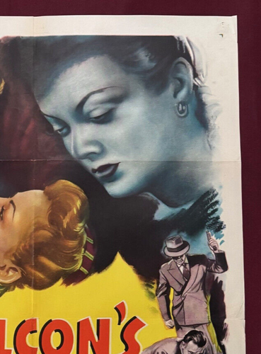FALCON'S ADVENTURE POSTER 1946 TOM CONWAY EDWARD BROPHY ONE SHEET - Picture 3 of 6