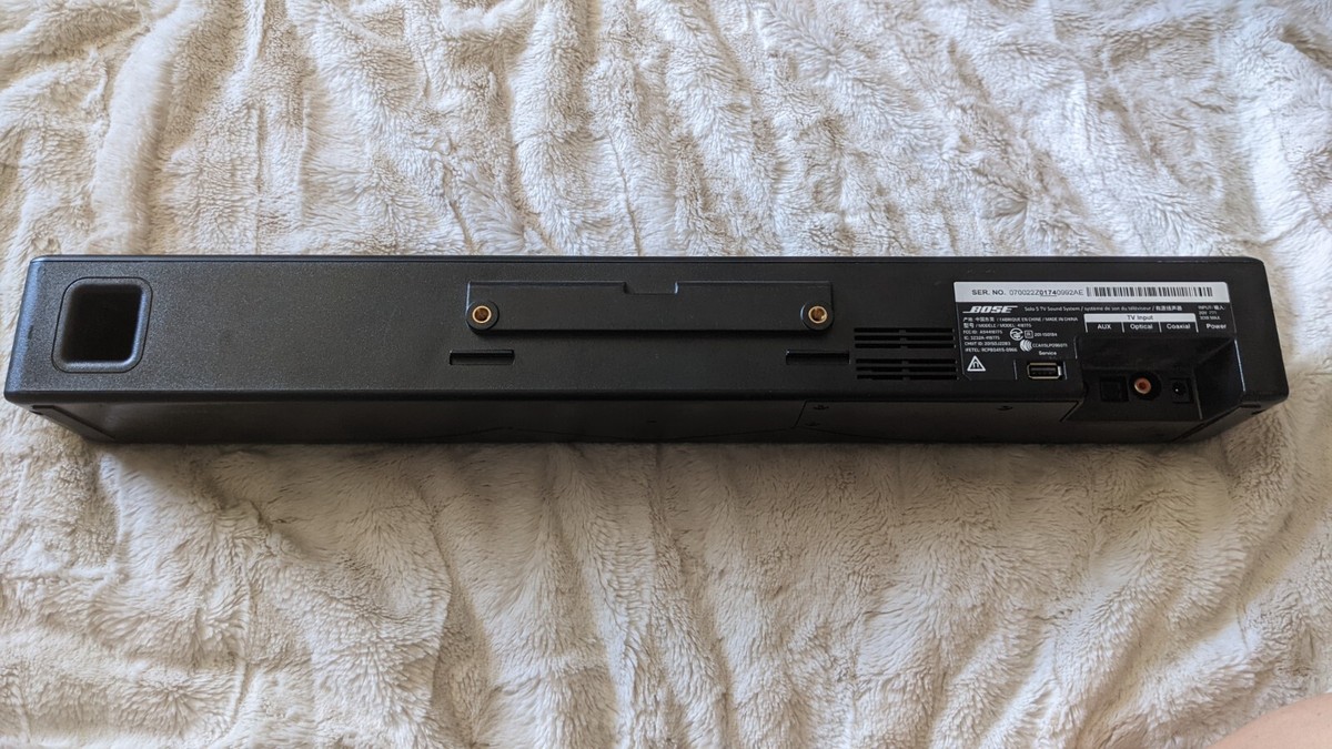 Bose Solo 5 TV Speaker Sound Bar Bluetooth 418775 *no remote or