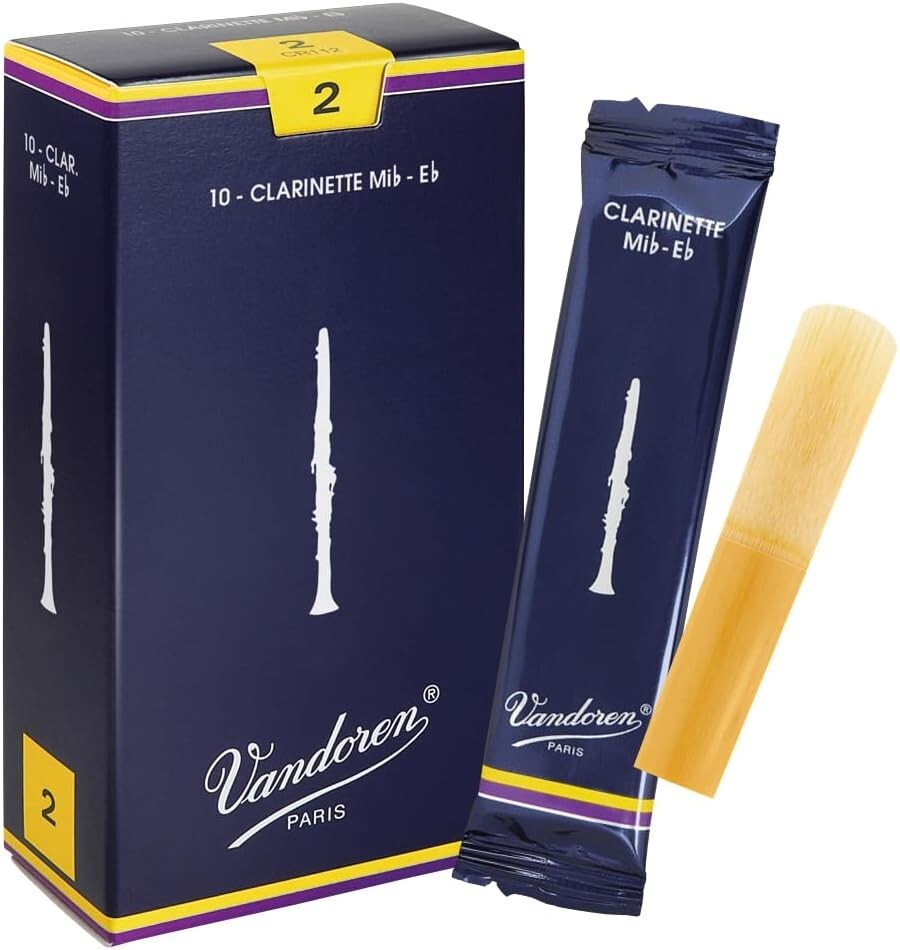 VANDOREN CLARINET STRENGTH 2 REED - ONE REED ONLY