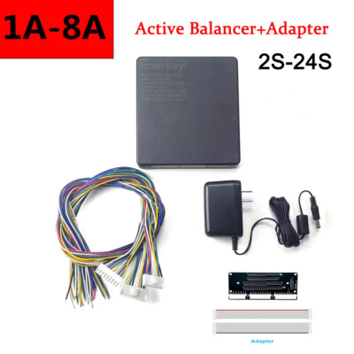 2S-24S 1A-8A Active Equalizer Balancer w/ Bluetooth For LiFePO4/Li-ion Battery