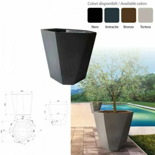 Vasi, cestini e fioriere in resina per piante