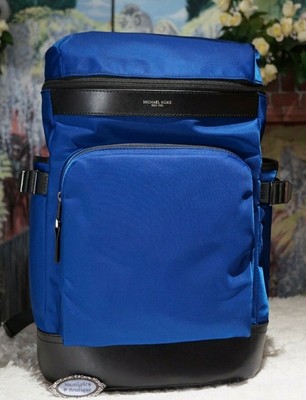 mk backpack blue