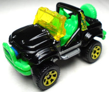 Matchbox Cliff Hanger 4x4 Black Green 2 Diecast Off Road Car With Yellow Rims Matchbox Cliff Hanger 4x4 Black Green 2 Diecast Off Road Car With Yellow Rims