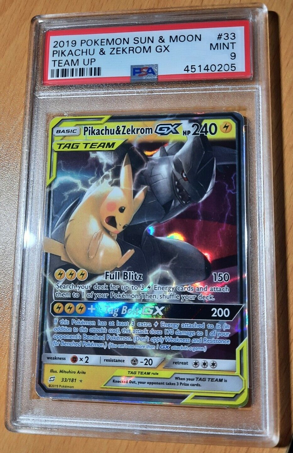  Pikachu & Zekrom GX - 33/181 - Ultra Rare : Toys & Games