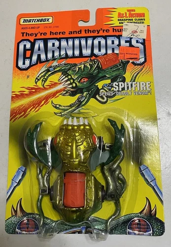 Vintage 1994 Matchbox Carnivores Spitfire Monster Car MOC Beatle Creature New