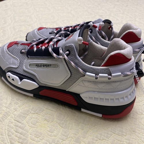 Neu ohne Karton Polo Ralph Lauren Polo Sport PS200 Schuhe Sneaker Activewear Größe 9,5 - Bild 3 von 16