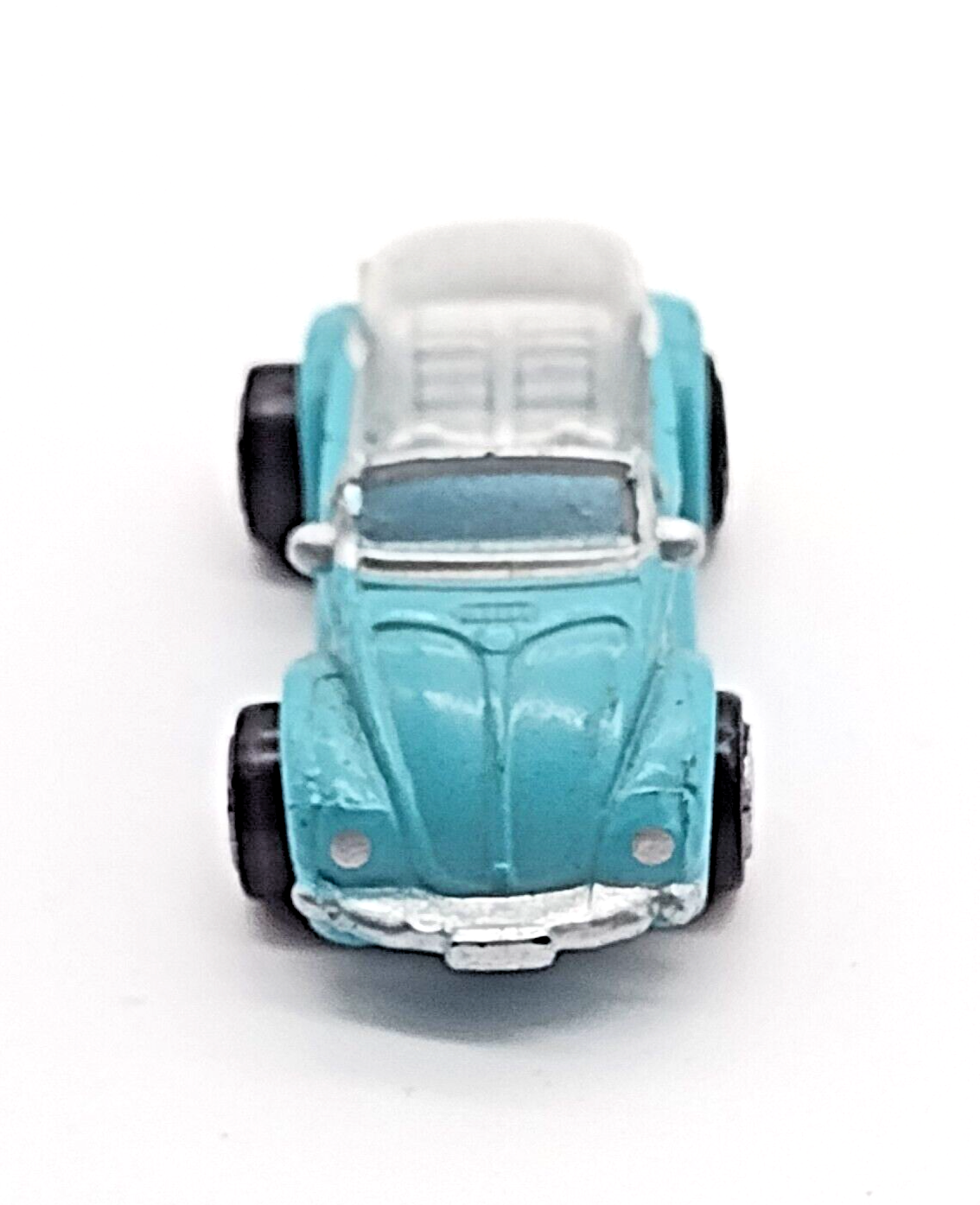 Vintage Micro Machines Volkswagen VW Beetle Convertible Light Blue Rare