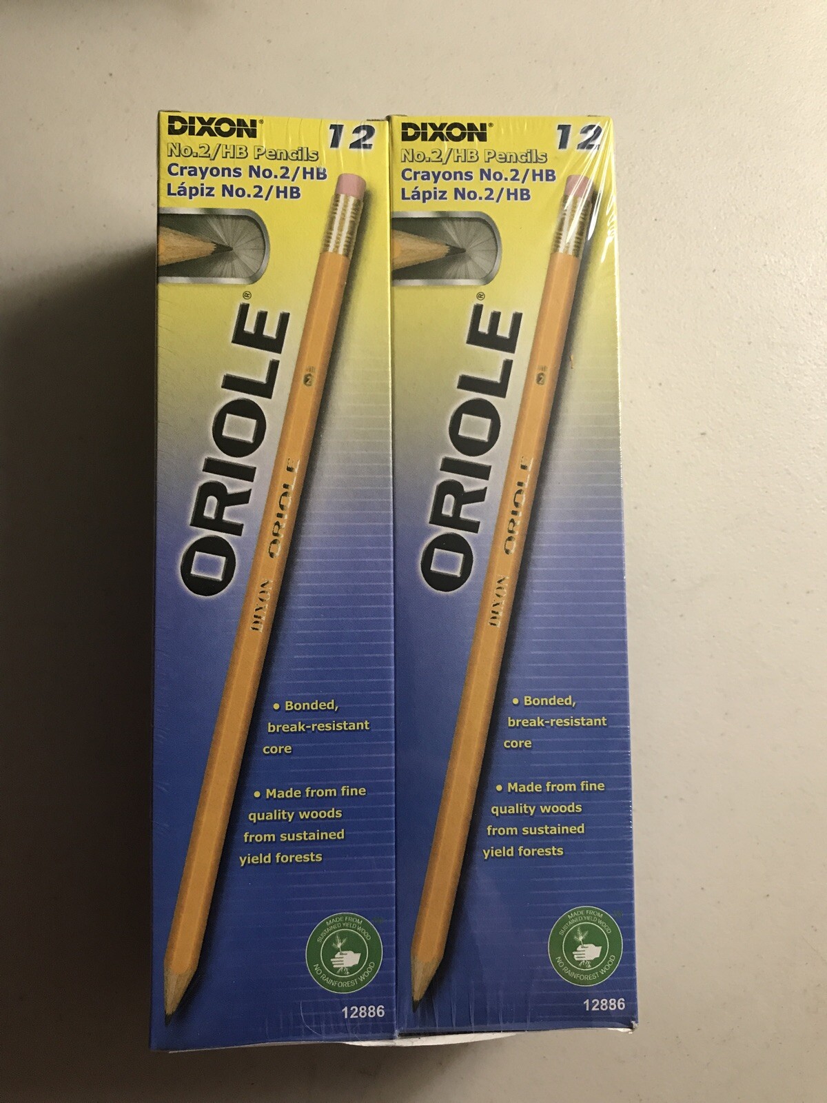 Dixon Oriole No 2 Pencils 6 Packs of 12 12886 NEW IN BOX PRE SHARPENED 72 Total eBay