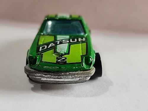 Vintage 1980 Hot Wheels Green Z Whiz Datsun 240z BW Blackwalls Hong Kong - Picture 13 of 13