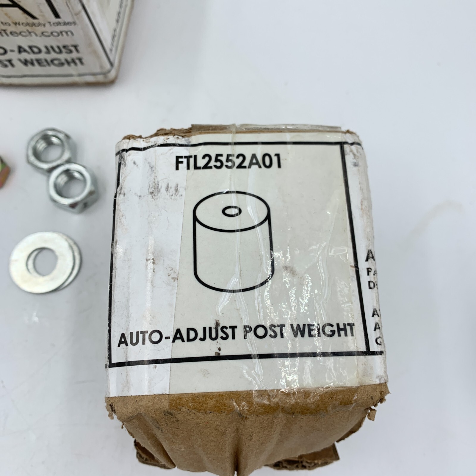 2 Pack Flat Tech Table Post Weight FTL2552A01 2.5" Diameter